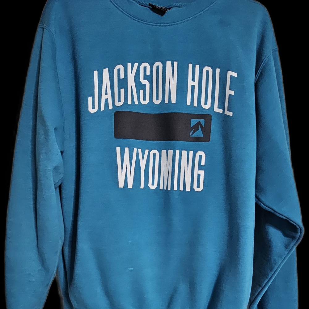 Free Add On $15+ Blue Jackson Hole Wyoming Sweater